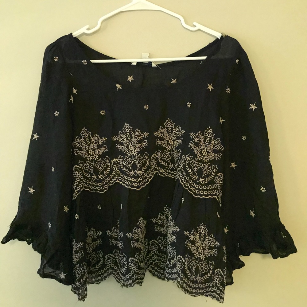 American eagle embroidered shirt